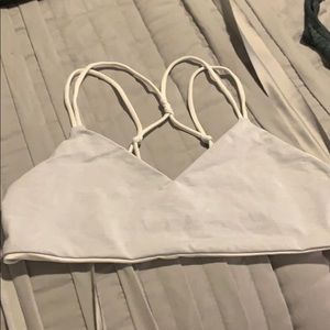 White Ivivva sports bra
